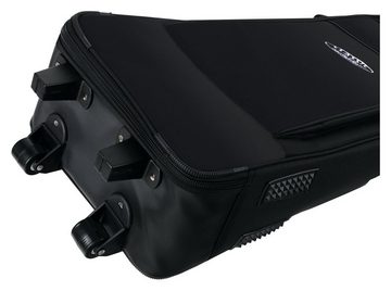 Classic Cantabile Piano-Transporttasche G1 Keyboardtasche mit Trolley - Innenmaße: 133 x 30 x 17 cm, Schaumstoffpolsterung - 2 große Außentaschen