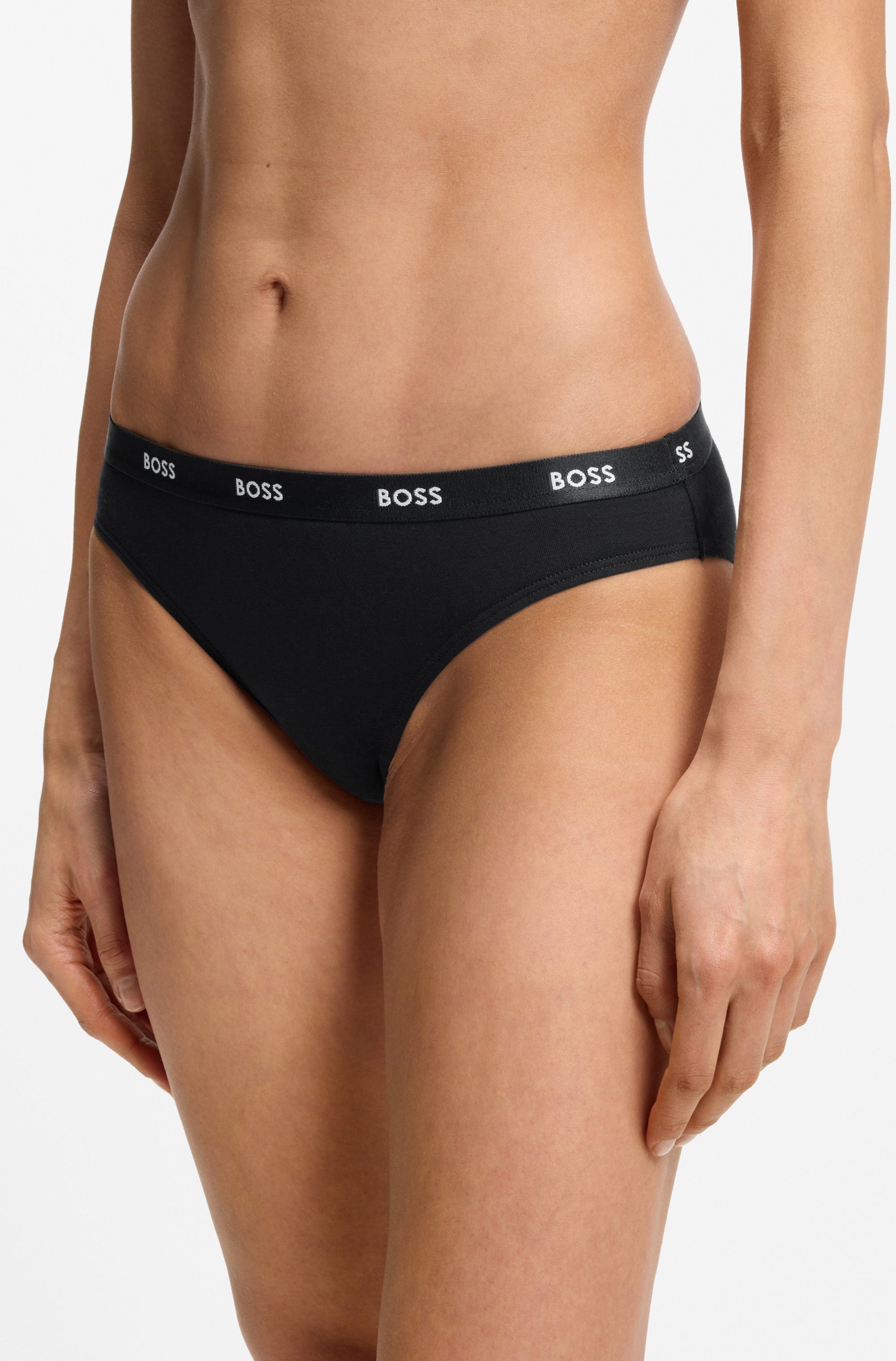 BOSS Slip BRIEF CI mit BOSS Schriftzug auf dem Bund