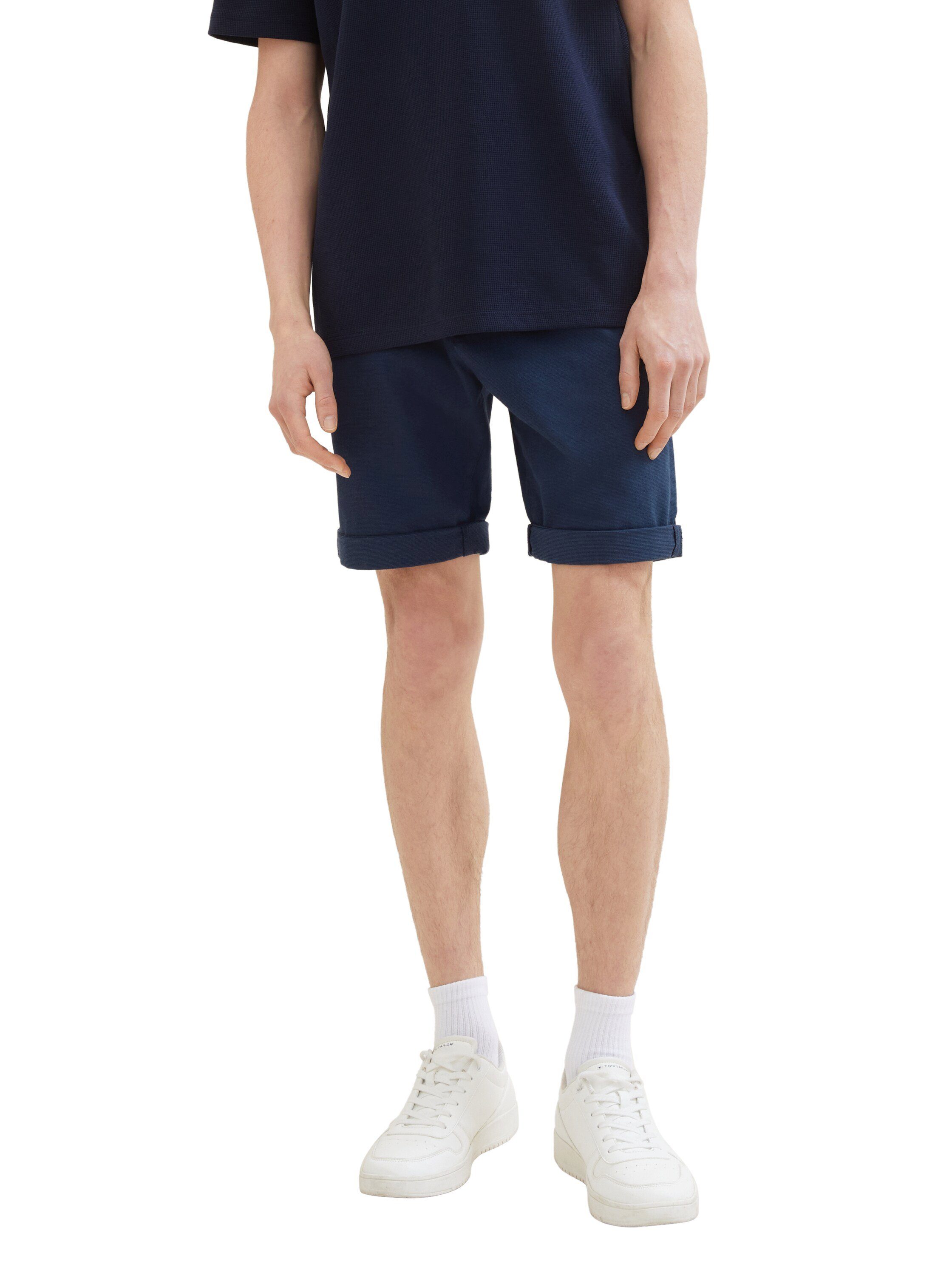 TOM TAILOR Denim Chinoshorts (2-tlg) mit Gürtel