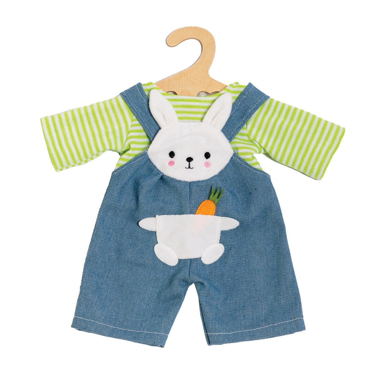 Heless Puppenkleidung Latzhose mit Shirt Bunny Lou Größe 35-45cm