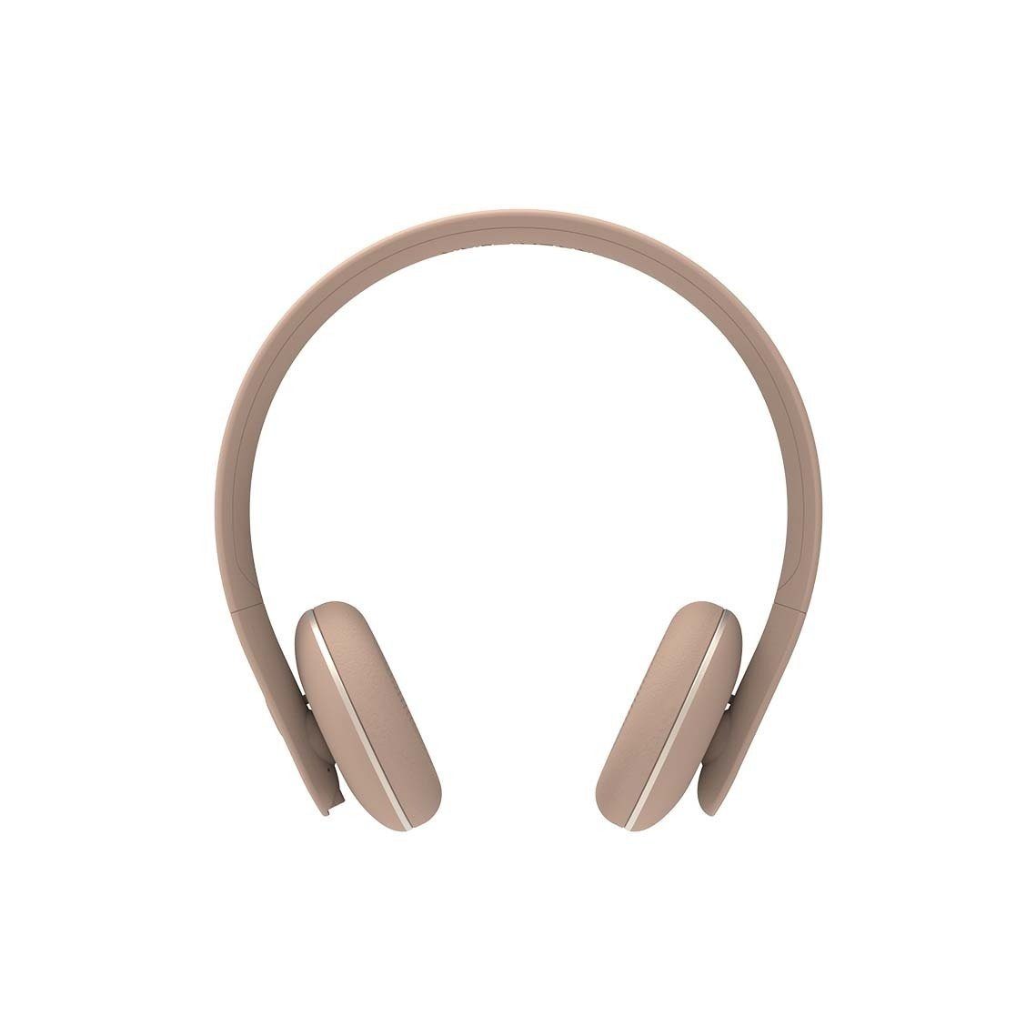 KREAFUNK On-Ear-Kopfhörer (KREAFUNK aHEAD II Bluetooth Kopfhörer) Ivory Sand