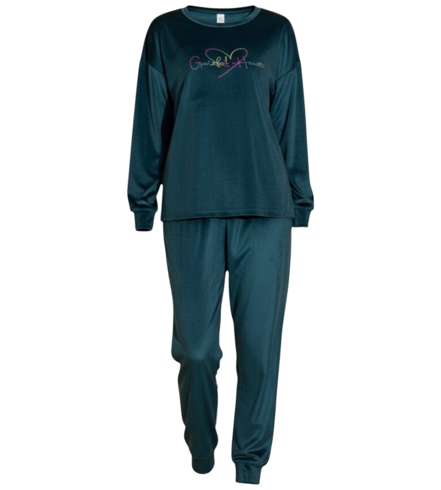 fashionshowcase Schlafanzug Damen Hausanzug aus Samt - Pyjama Set für Herbs günstig online kaufen