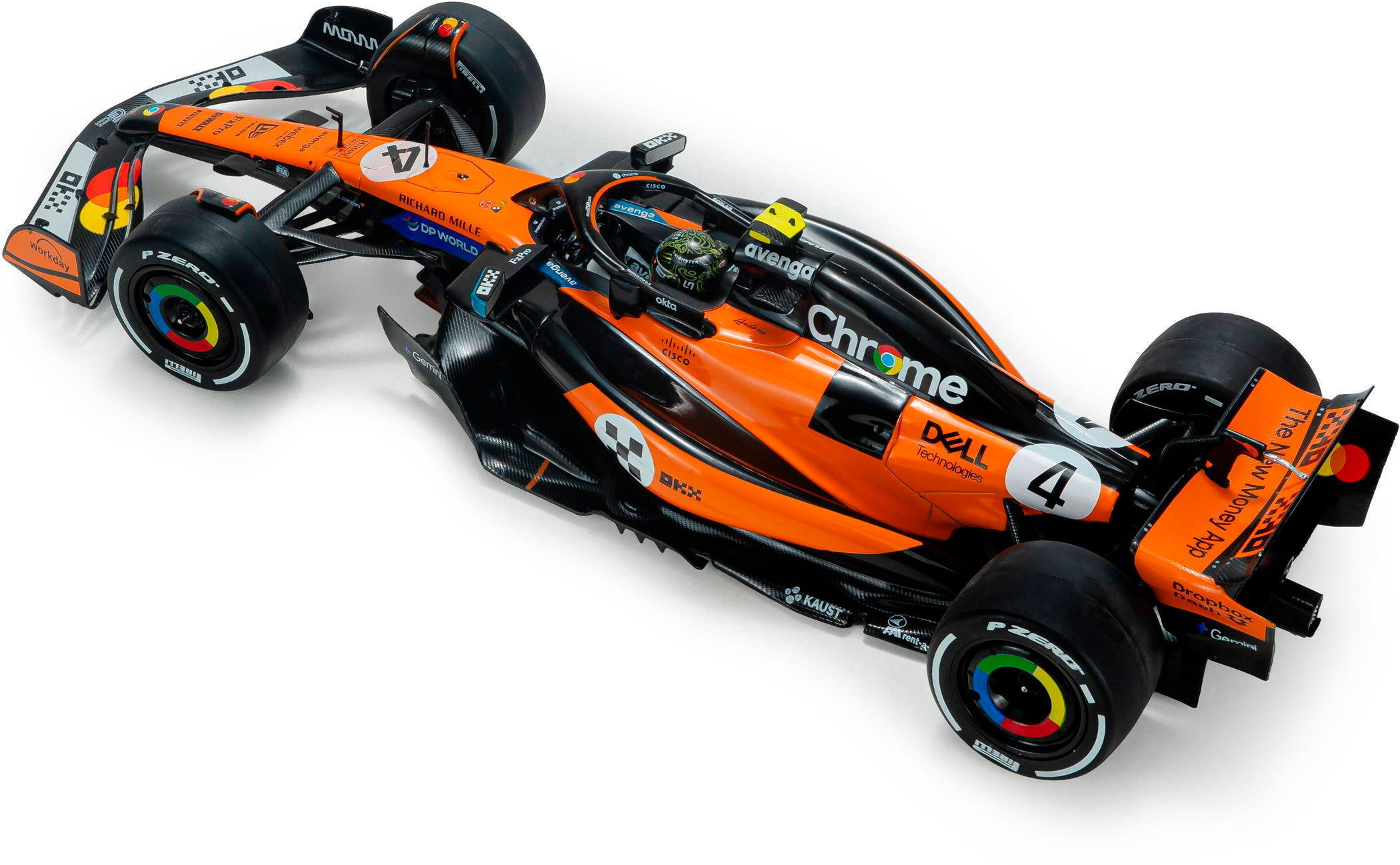 Solido Modellauto Modellauto 1:18 McLaren MCL39 GP Monaco orange #4, L.Norris S1818703