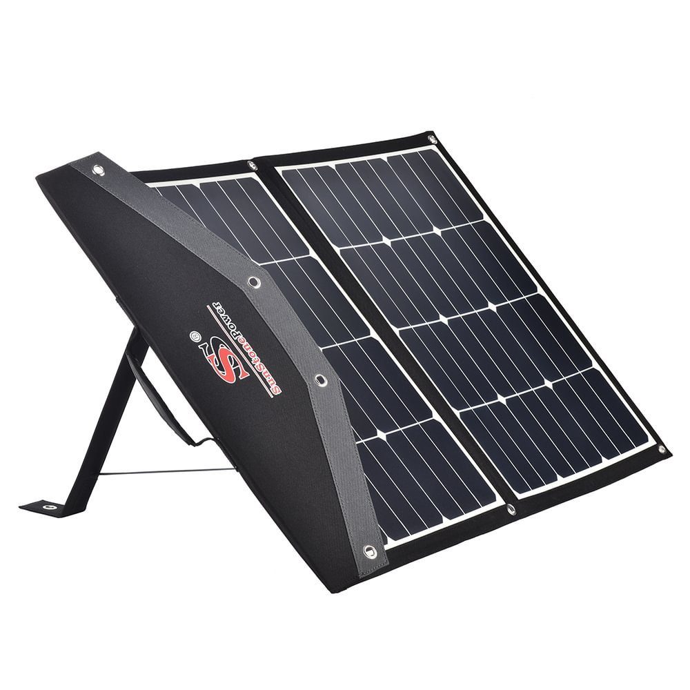 90W und Sunstone Powerstation Solarmodul für Generatoren Power Solarpanel Camping Faltbar Garten