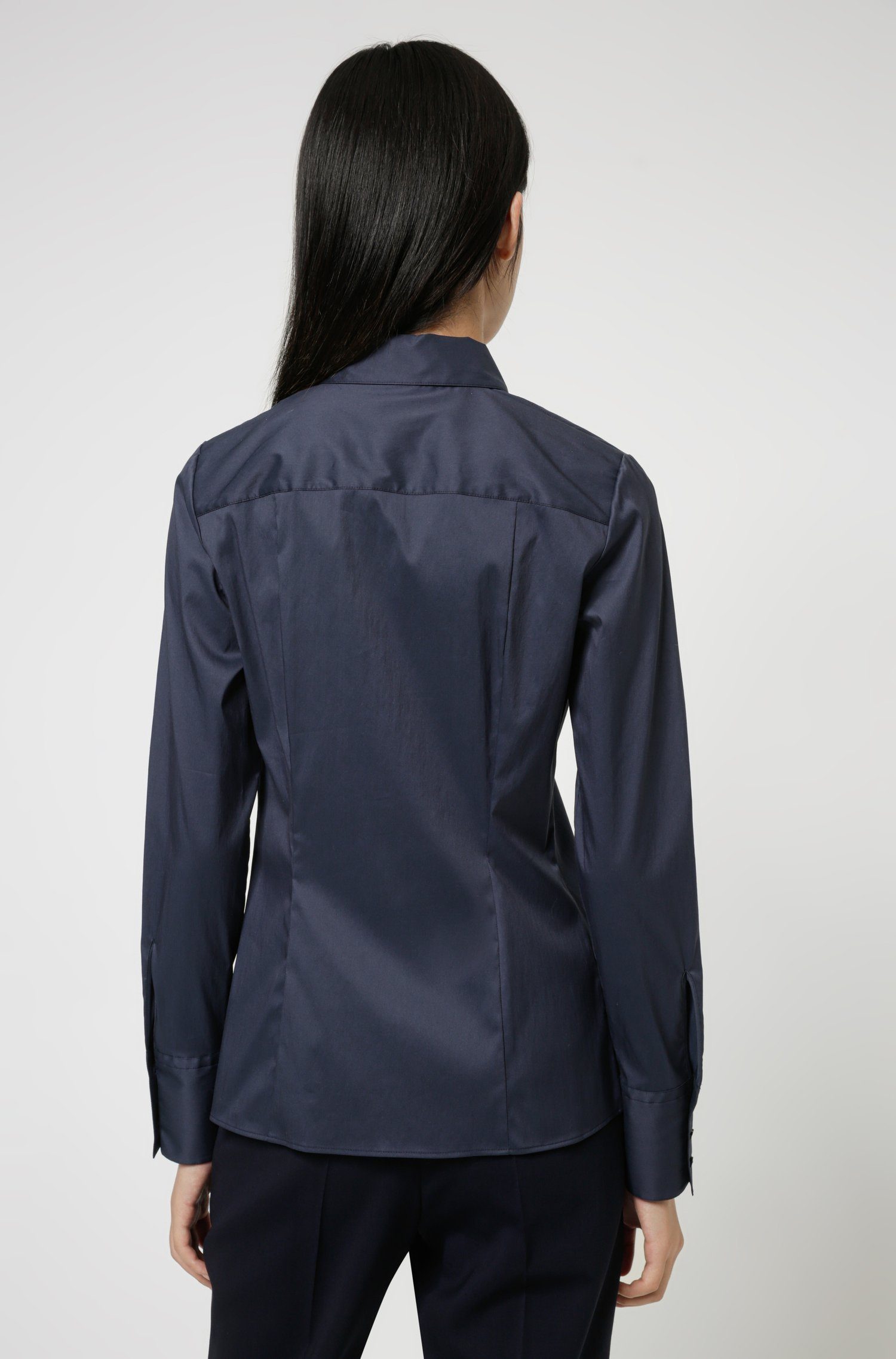 HUGO Klassische Bluse The Fitted Shirt (1-tlg)