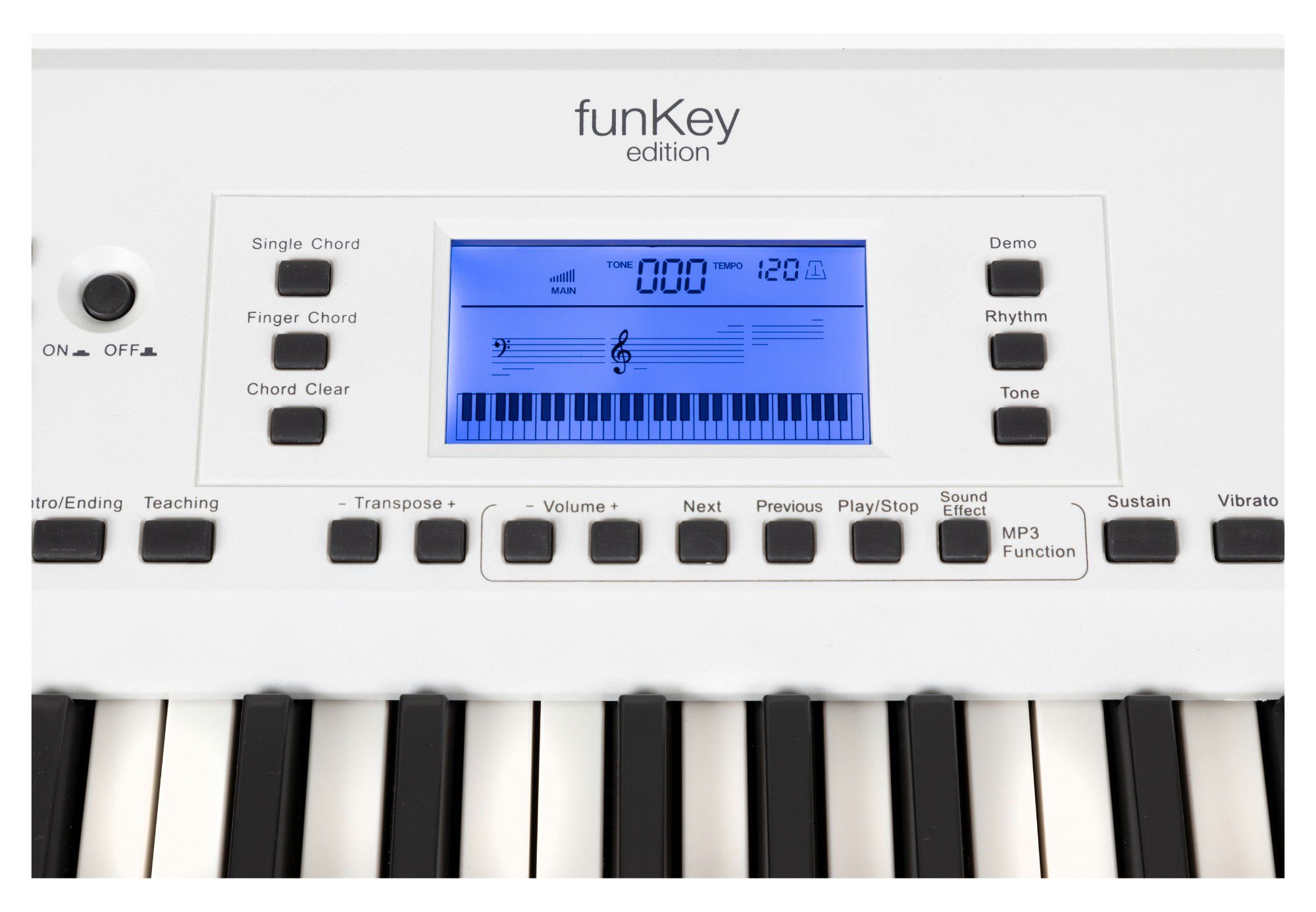 FunKey Home-Keyboard 61 Edition Pro (300 Sounds, 300 Rhythmen, MP3-/USB-Port) (3-St), mit Begleitautomatik und intelligente Lernfunktion