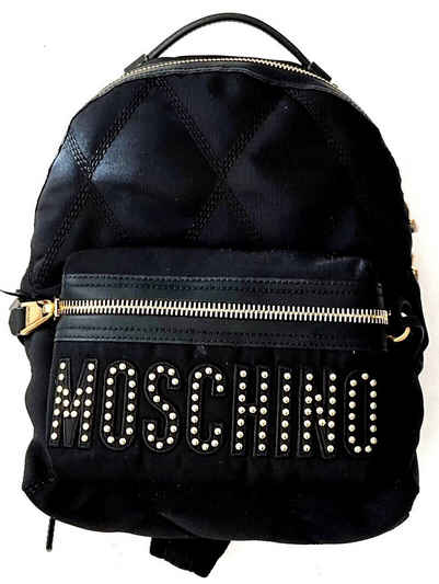Moschino Rucksack Moschino Couture Rucksack, Moschino Couture Zaino Backpack., Gold gefärbt Metall.
