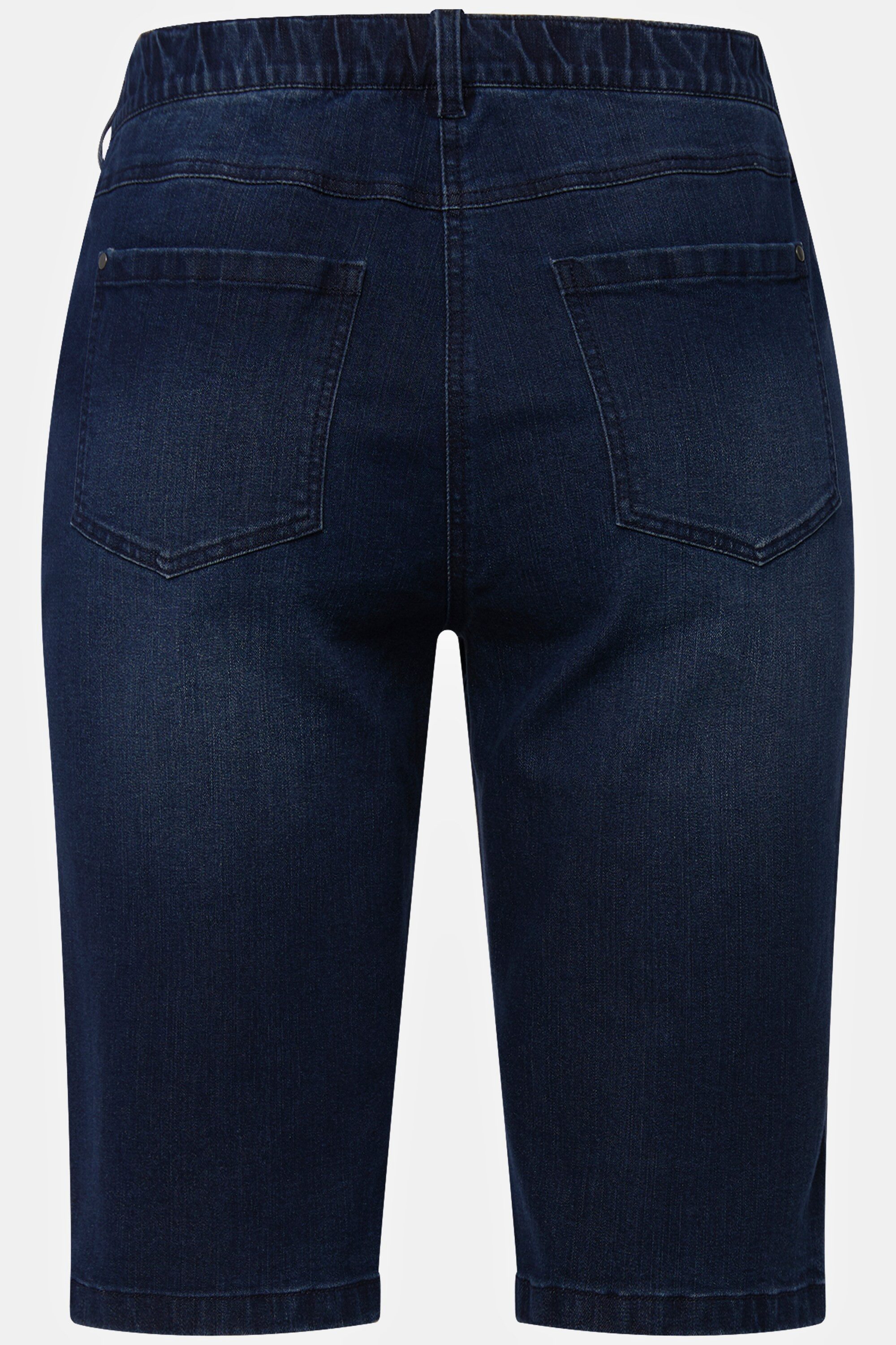 Ulla Popken Bermudas Jeansbermuda Mandy 5-Pocket-Form Komfortbund