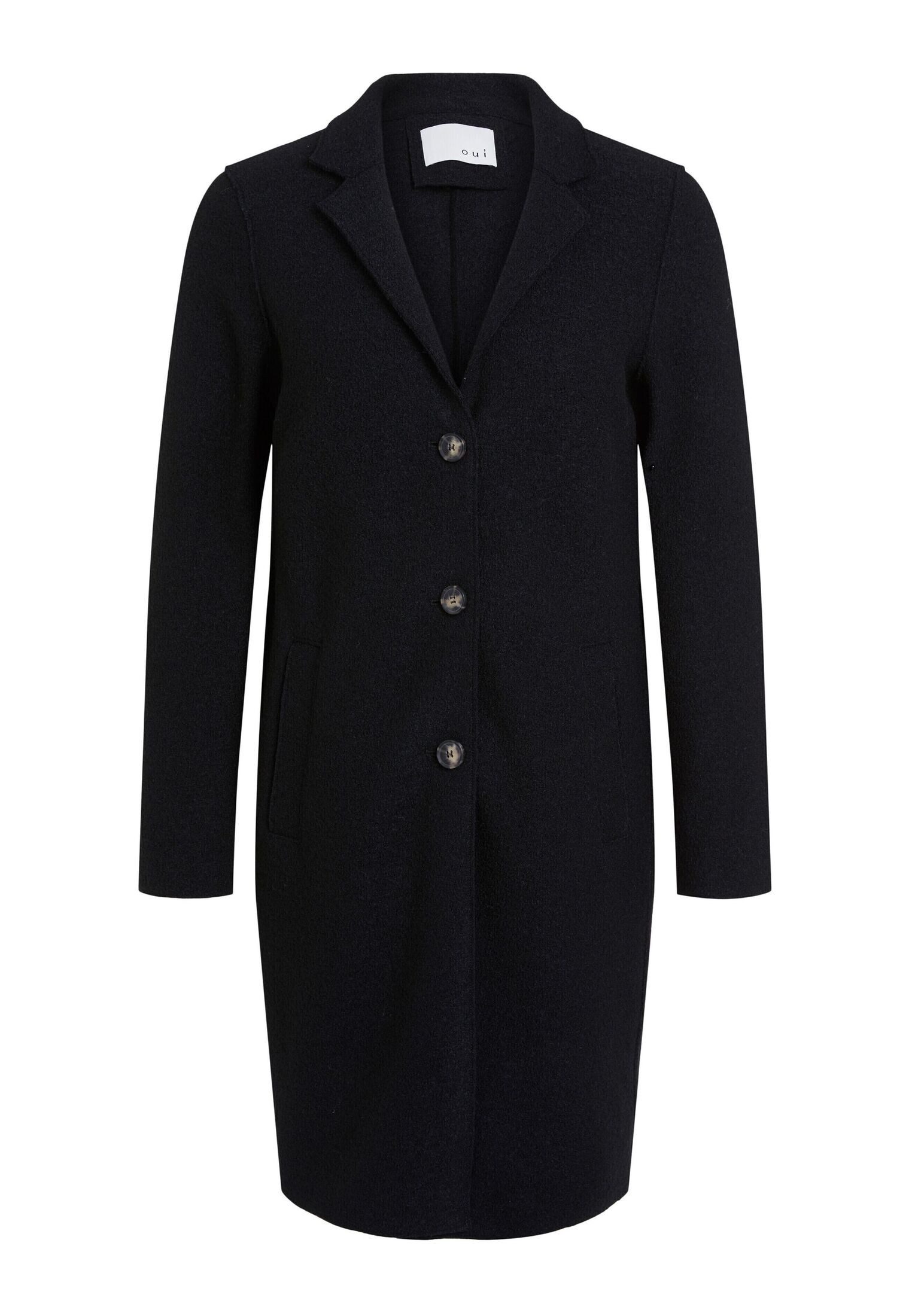 Oui Wollmantel MAYSON Mantel Boiled Wool - reine Schurwolle günstig online kaufen