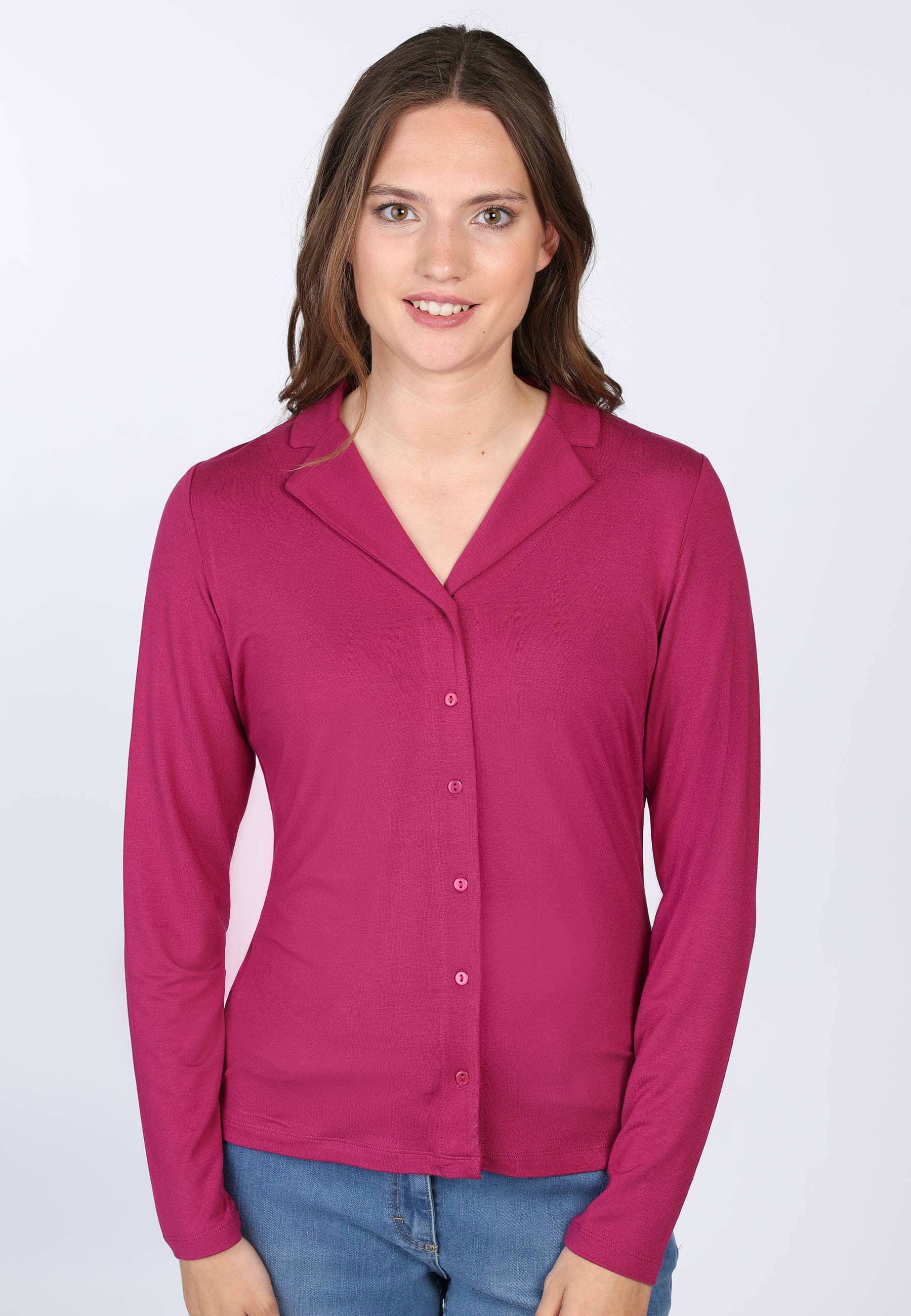 Lykka du Nord Klassische Bluse Celestara