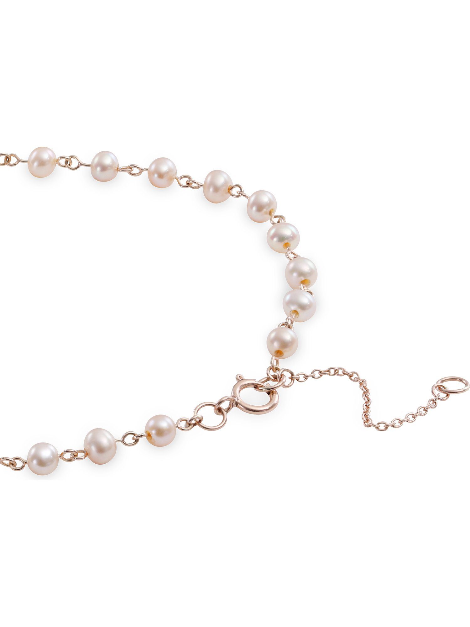 CHRIST Goldarmband CHRIST Damen-Armband 375er Roségold Süßwasserperle