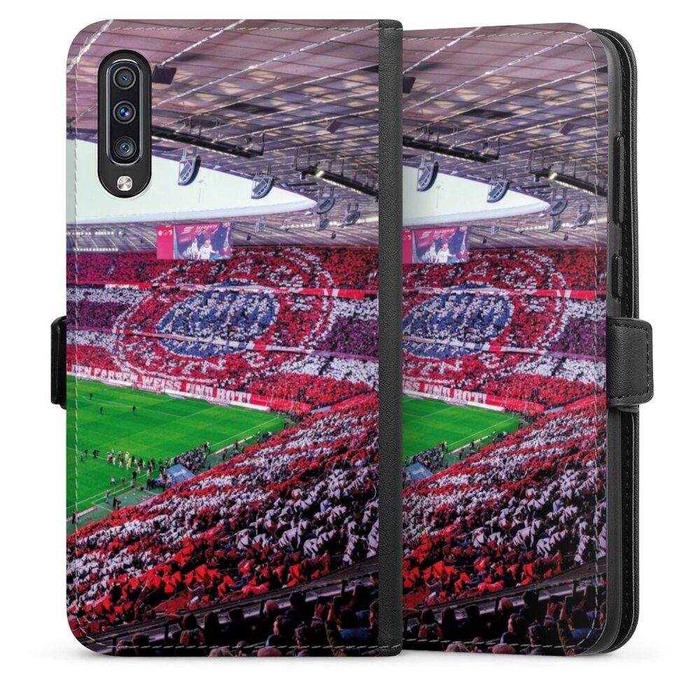 DeinDesign Handyhülle FCB Stadion FC Bayern München FCB Stadion Tribüne, Samsung Galaxy A70 Hülle Handy Flip Case Wallet Cover