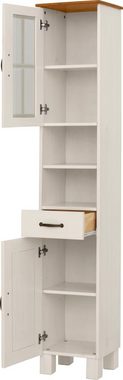 Home affaire Hochschrank Rodby FSC®-zertifiziertes Massivholz, Breite 33 cm, Höhe 180 cm