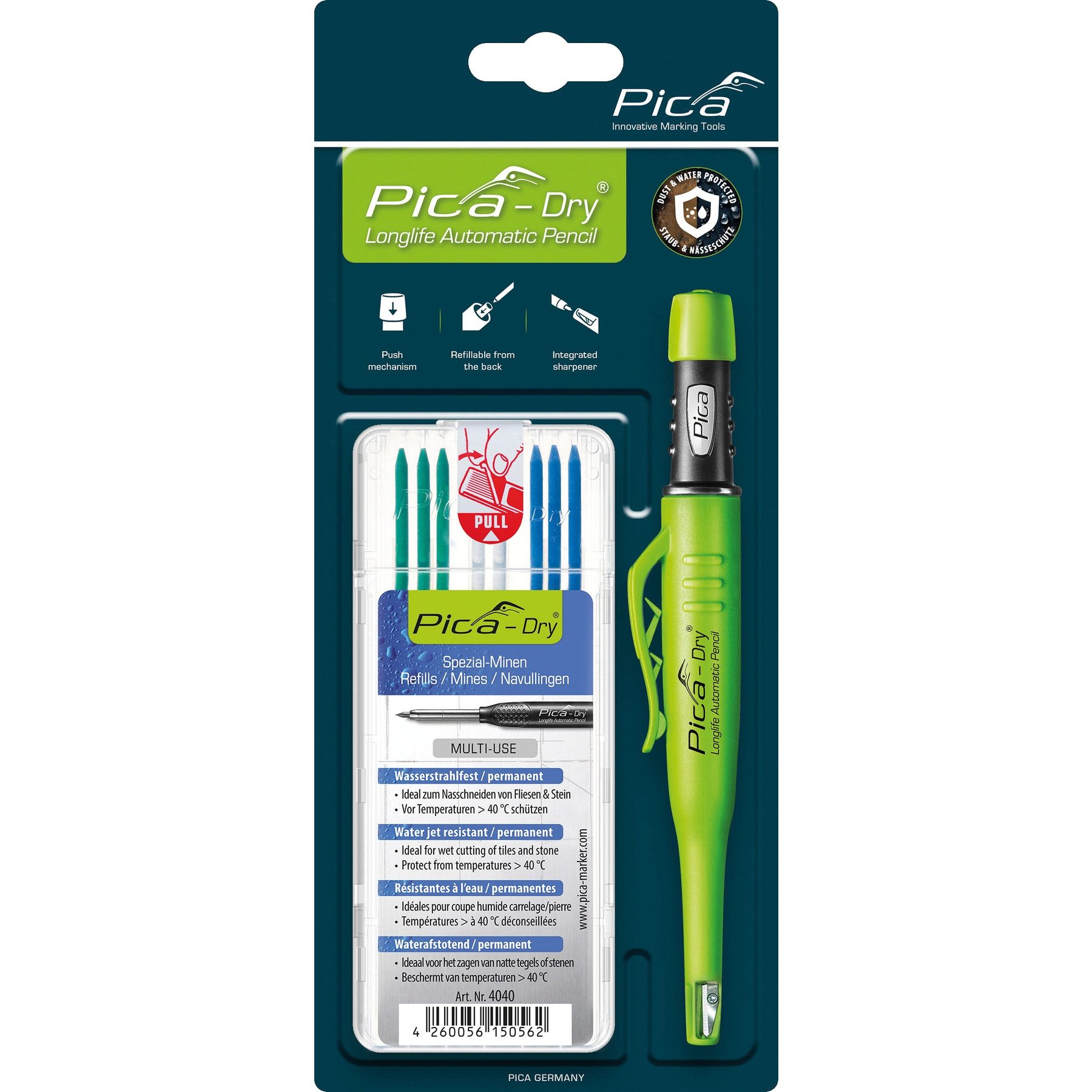 Pica Маркеры PICA Dry Tieflochmarker Bundle 30404, Spezial-Set