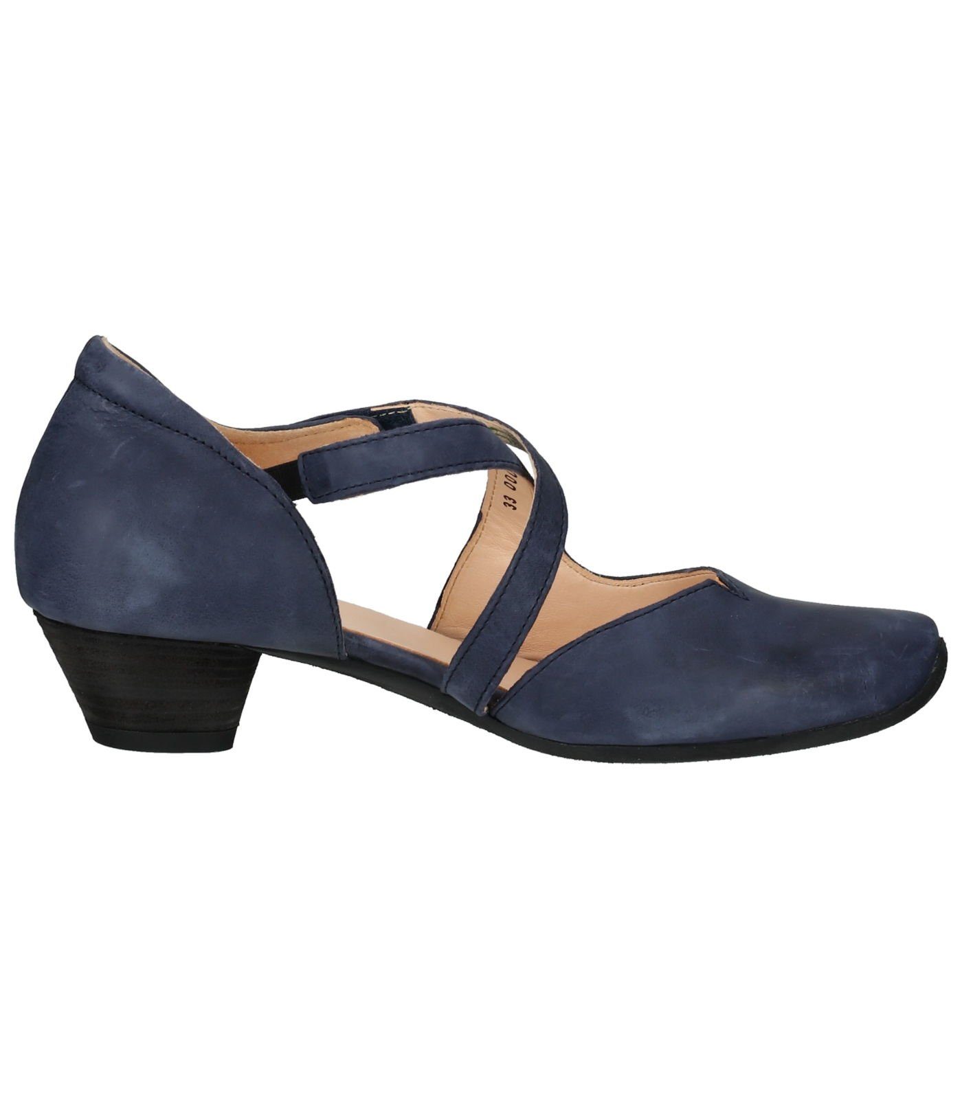 Pumps Think! Leder Blau Pumps