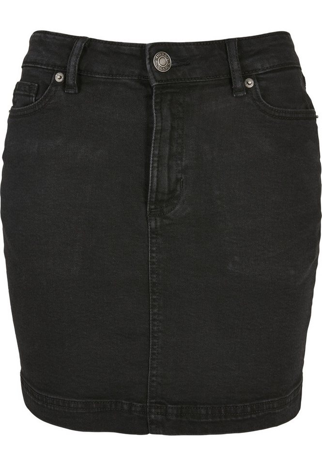 URBAN CLASSICS Maxirock Urban Classics Ladies Organic Stretch Denim Mini Skirt (1-tlg)