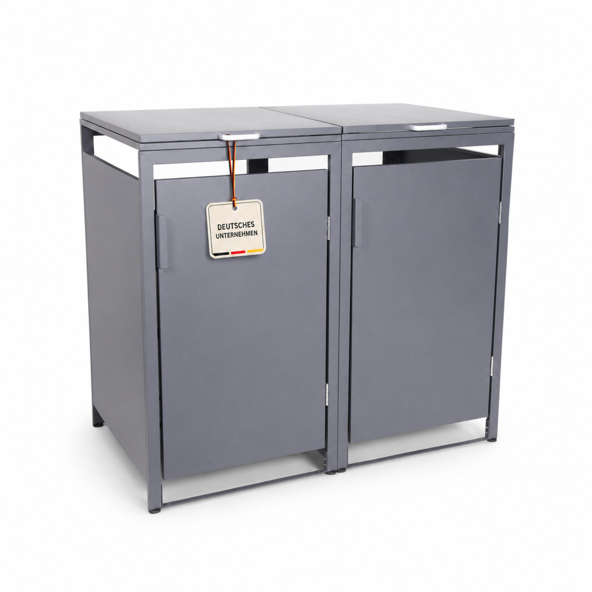 Albatros International Mülltonnenbox Mülltonnenbox 2er Hauswandversion 120L bis 240Lfür Zwei Tonnen