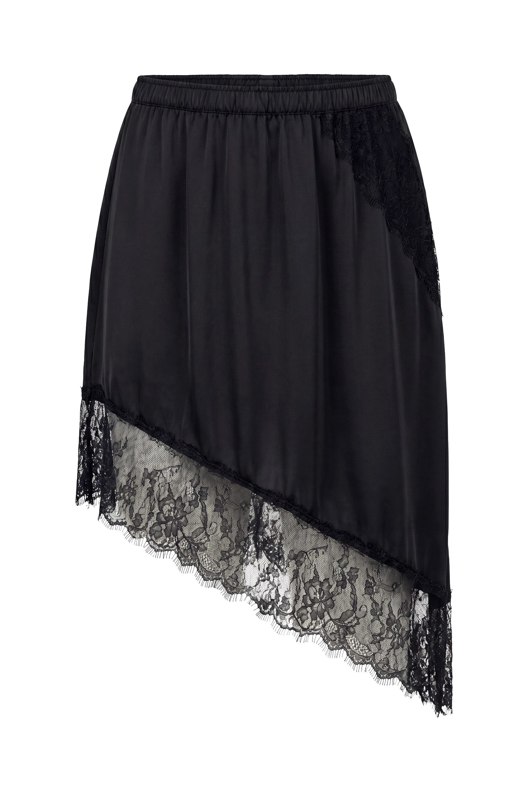 MIAMODA Minirock Satin-Rock A-Linie