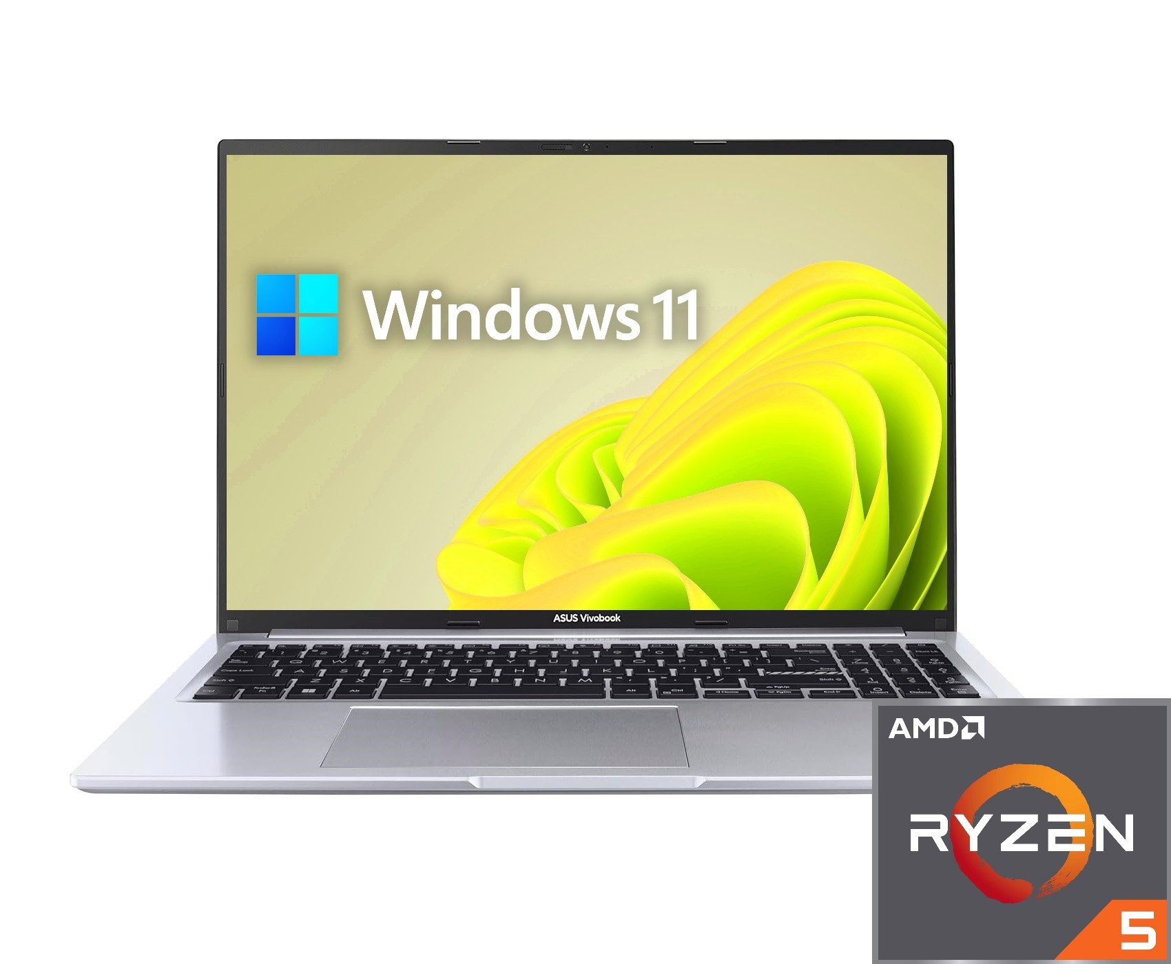 Asus VivoBook M1605 Notebook (40,60 cm/16 Zoll, AMD Ryzen 5 7530U, 500 GB SSD, 6-core CPU, WUXGA IPS Display)