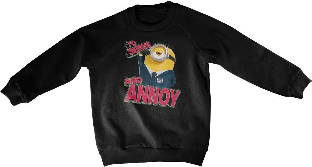 Minions Sweatshirt To Serve And Annoy Kids Sweatshirt