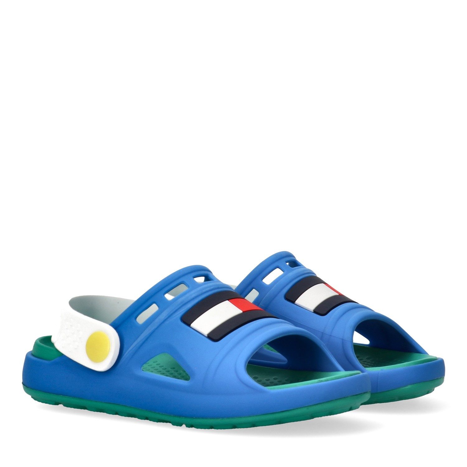 Tommy Hilfiger Badesandale Badeschuh, Clog mit schwenkarem Riemchen