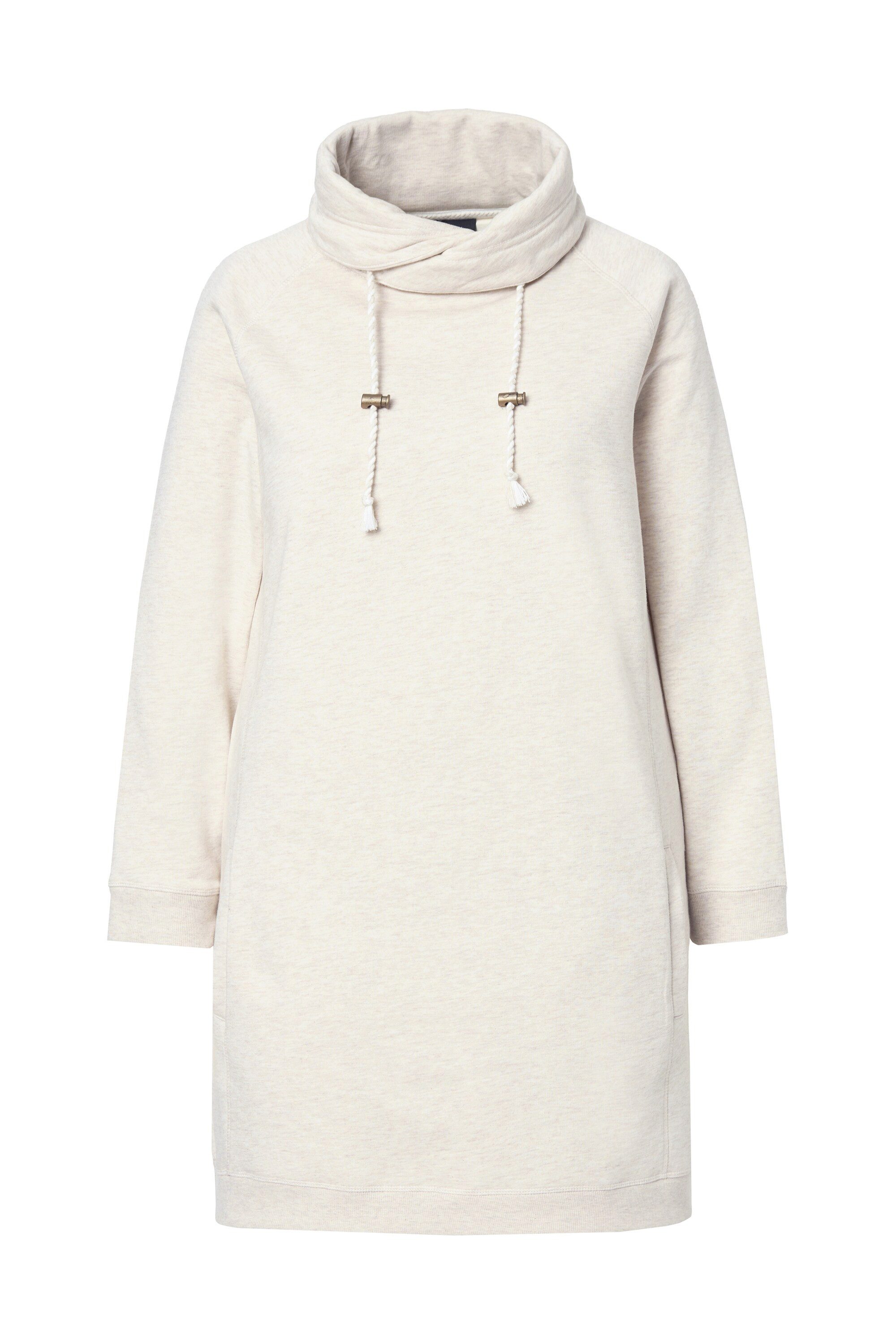 Ulla Popken Jerseykleid Sweatkleid Stehkragen Langarm günstig online kaufen