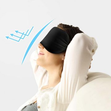 KIKI Augenpatches 2 Stück Schlafmaske für Frauen und Herren, Design für Einschlafen