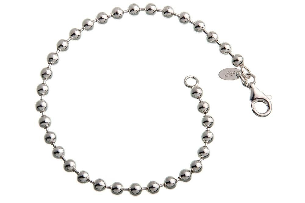 Silberkettenstore Silberarmband Kugelkette Armband 4mm - günstig online kaufen