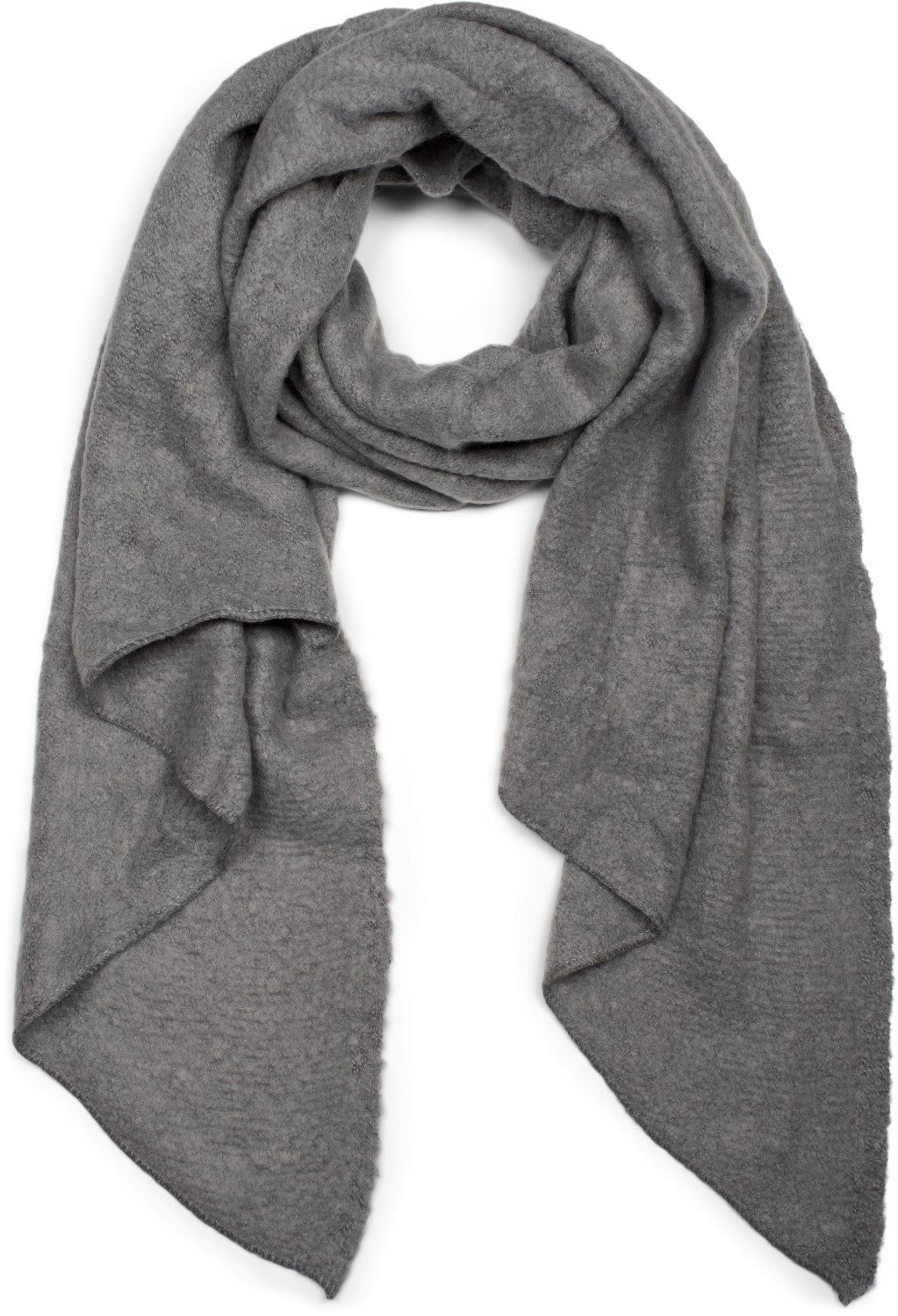 styleBREAKER XXL-Schal Asymmetrischer unifarbener Web Schal, (1-St)