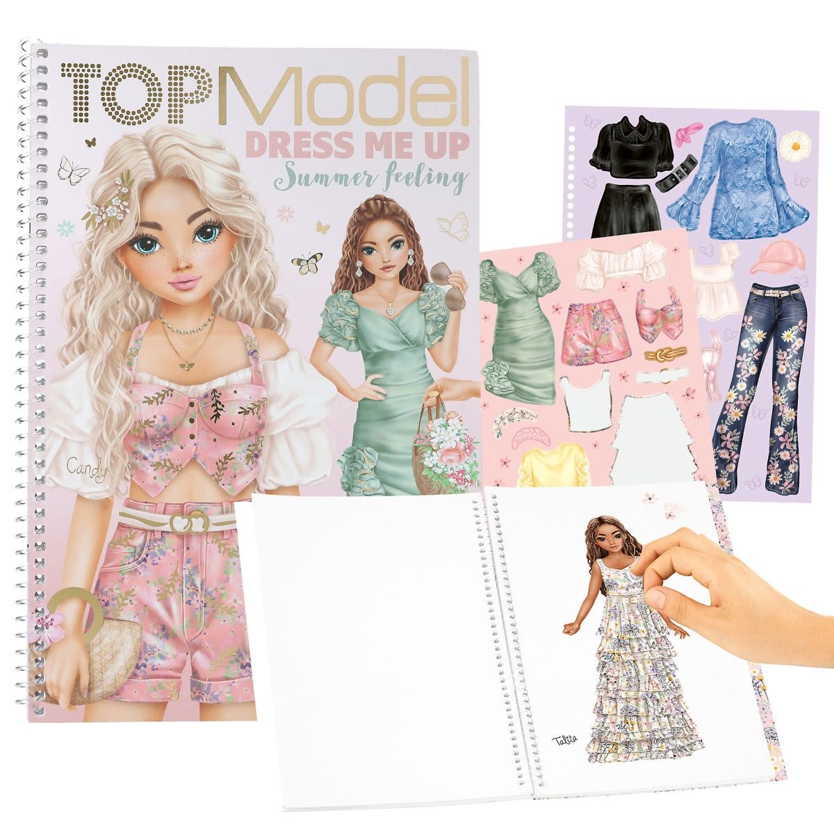 Depesche Stickerbuch DEPESCHE TOPModel Dress Me Up Stickerbuch SUMMER FEELING