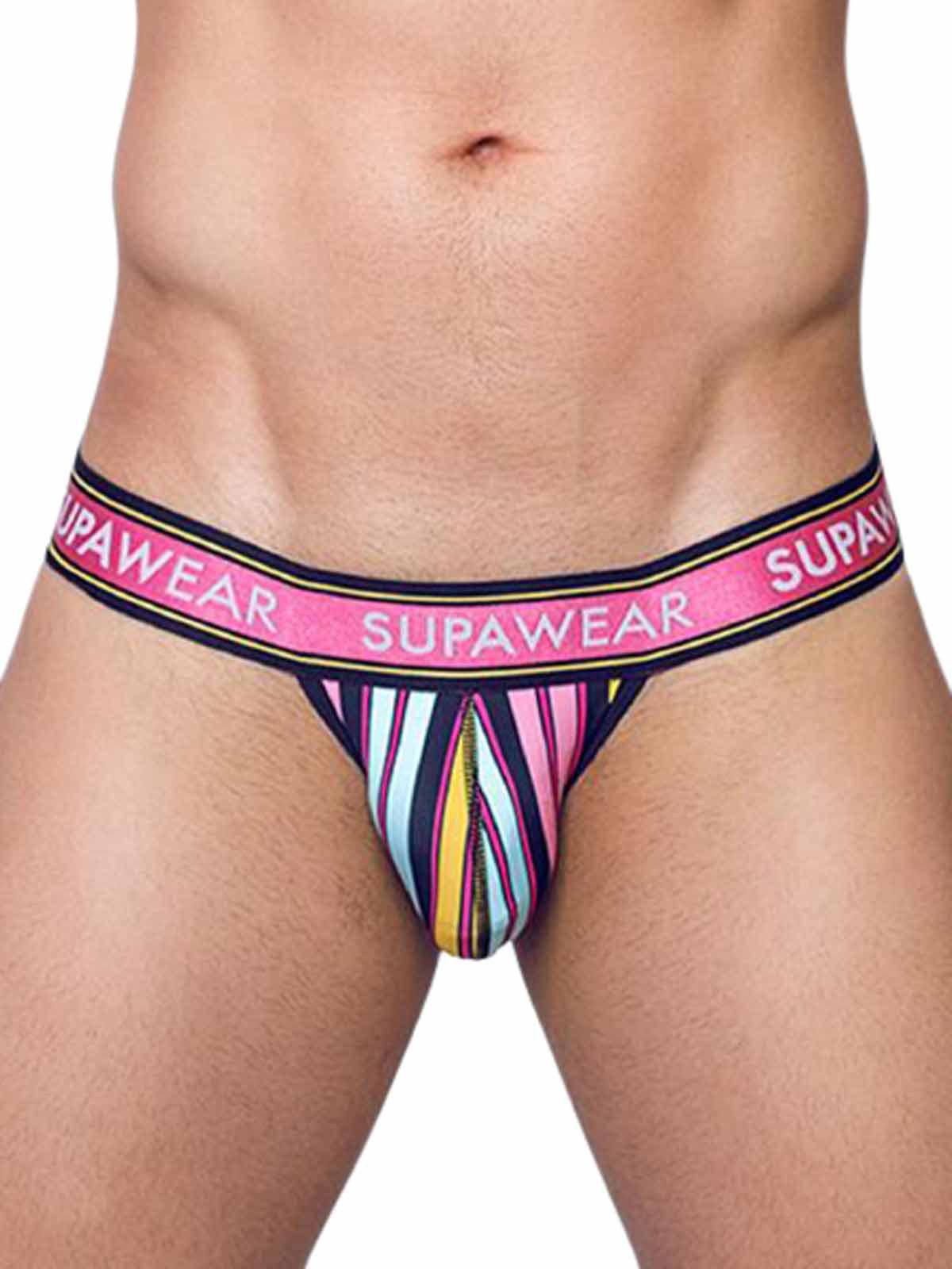 String Supawear Sprint Jockstrap Underwear Stripes XXL