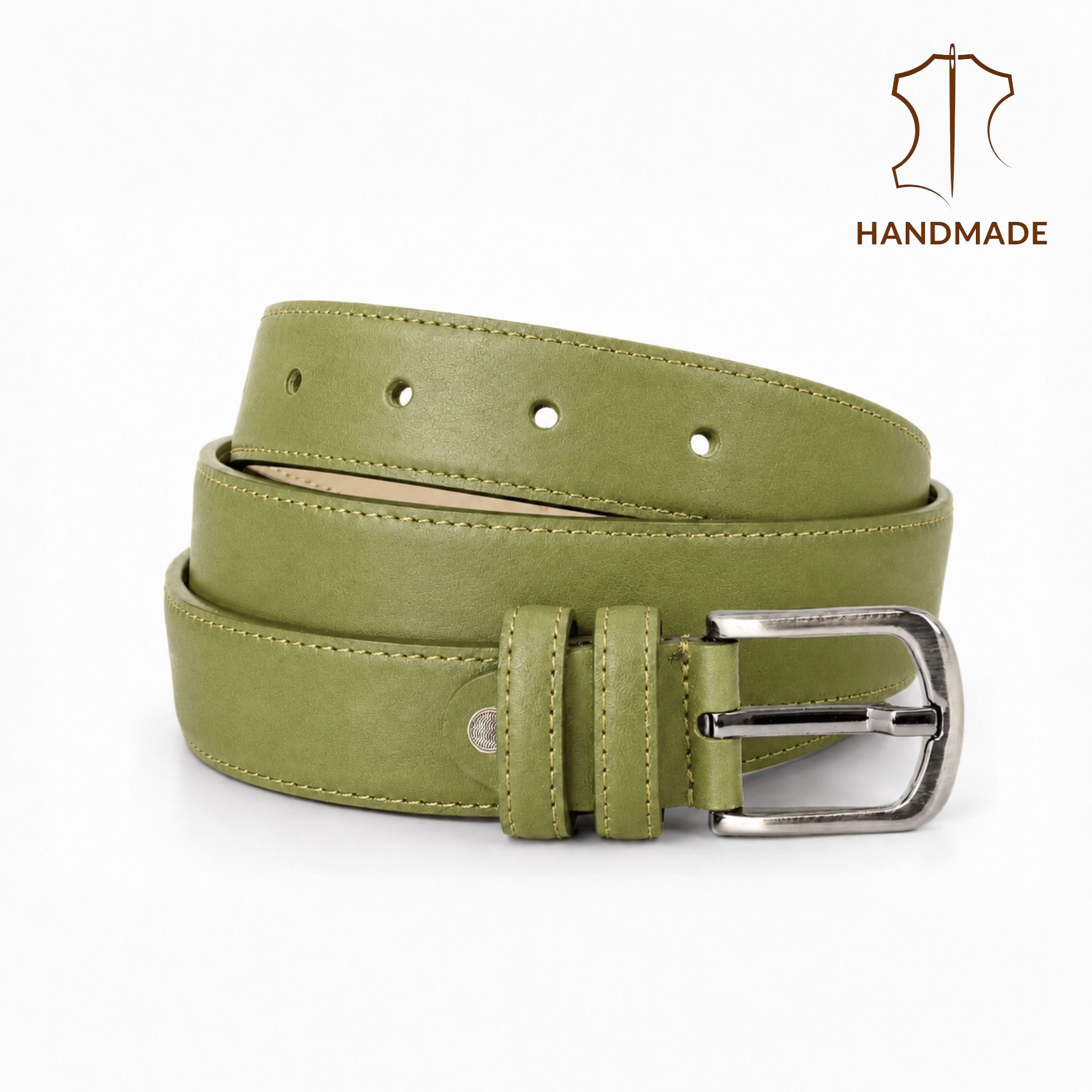herémood Ledergürtel Gürtel Damen Ledergürtel Jeans & Kleid Geschenke Frauen Accessoires (Gürtel Damen Grün 100 cm - Premium Ledergürtel - handgefertigt - hochwertig verarbeitet - kürzbar, 1-St., Taillengürtel Damen aus Echtleder, für Mom Jeans Damen & Kleid & Hosen) Damengürtel Leder, Geburtstag Geschenk Frau Jeans, Hosen & Kleidung