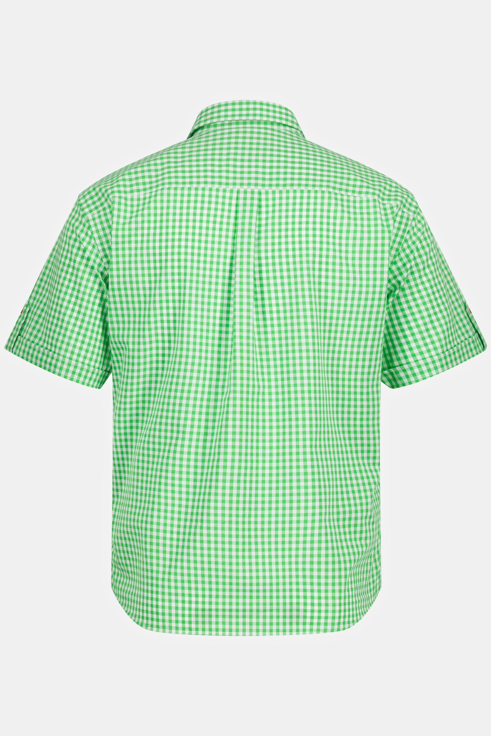 Tracht Kent Kurzarmhemd JP1880 Hemd apfelgrün Fit Halbarm Kragen Modern