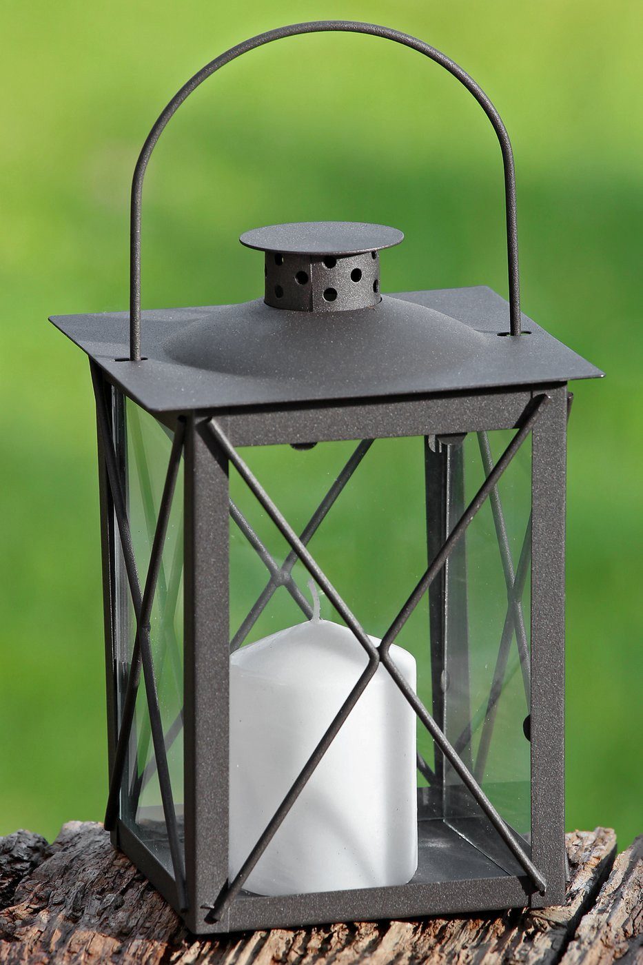 BOLTZE GRUPPE GmbH Kerzenlaterne Laterne fürs Wohnzimmer FAROL, aus Metall (Laterne)