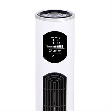 Adler Turmventilator AD 7857 Säulenventilator, 96 cm, weiß, schwarz, Ventilator, Lüfter, Timer Funktion, LED Anzeige, Standventilator