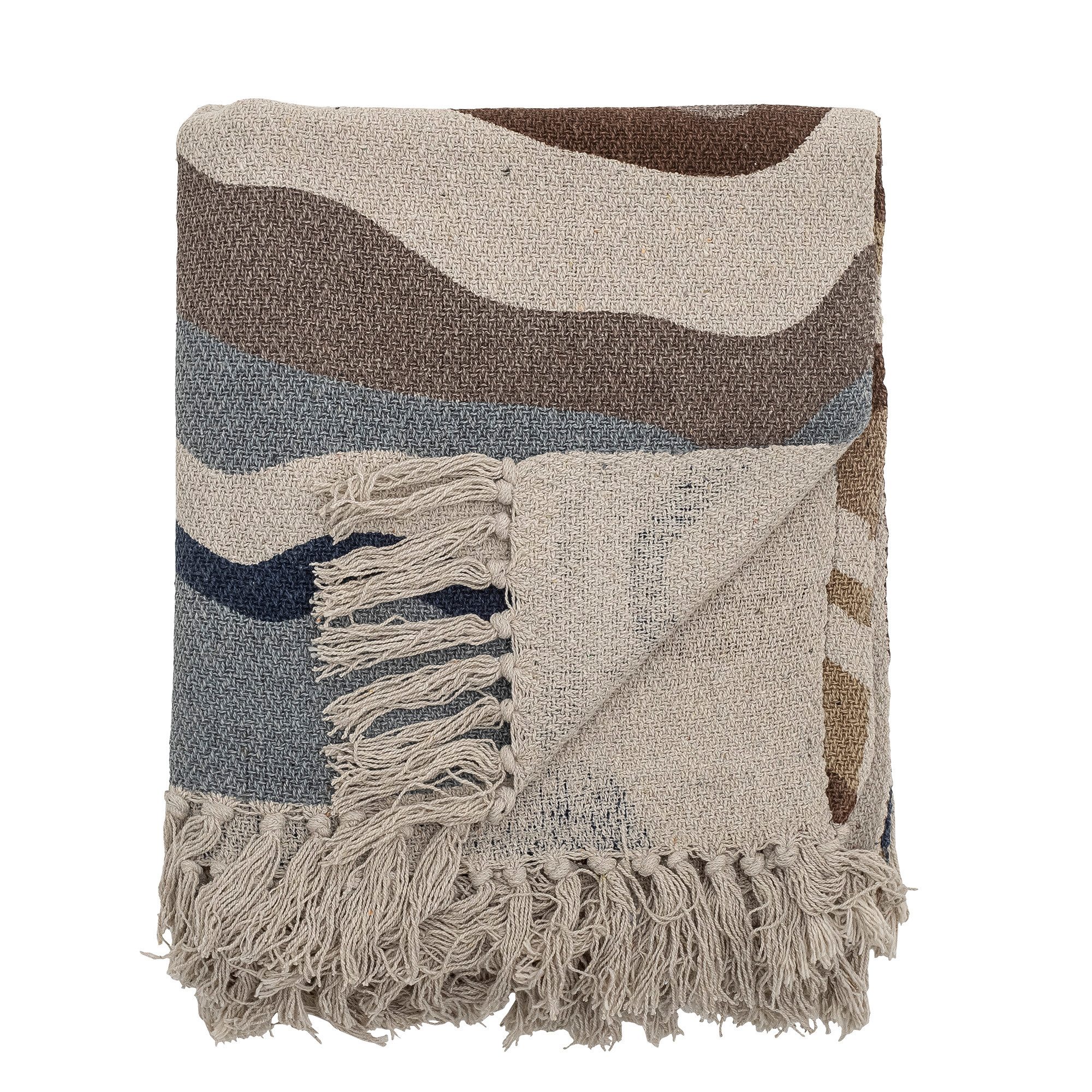 Bloomingville Tagesdecke Bloomingville Decke Stephania, Braun, günstig online kaufen