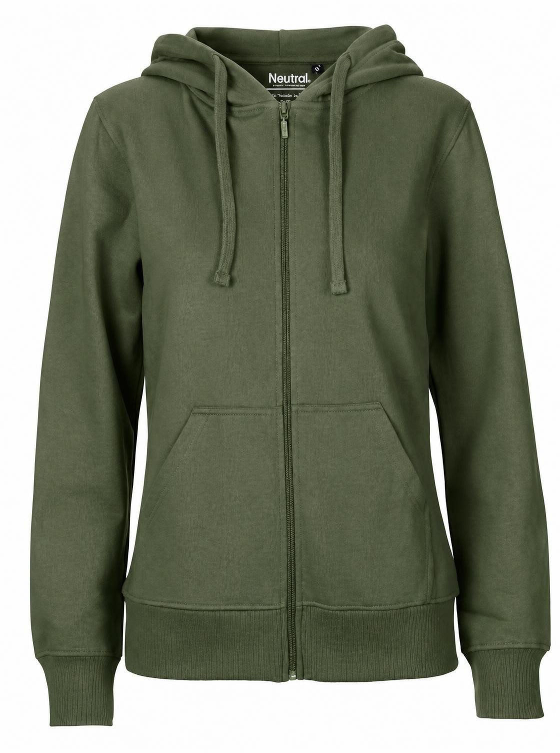 Neutral Kapuzensweatjacke Ladies Zip Hoodie