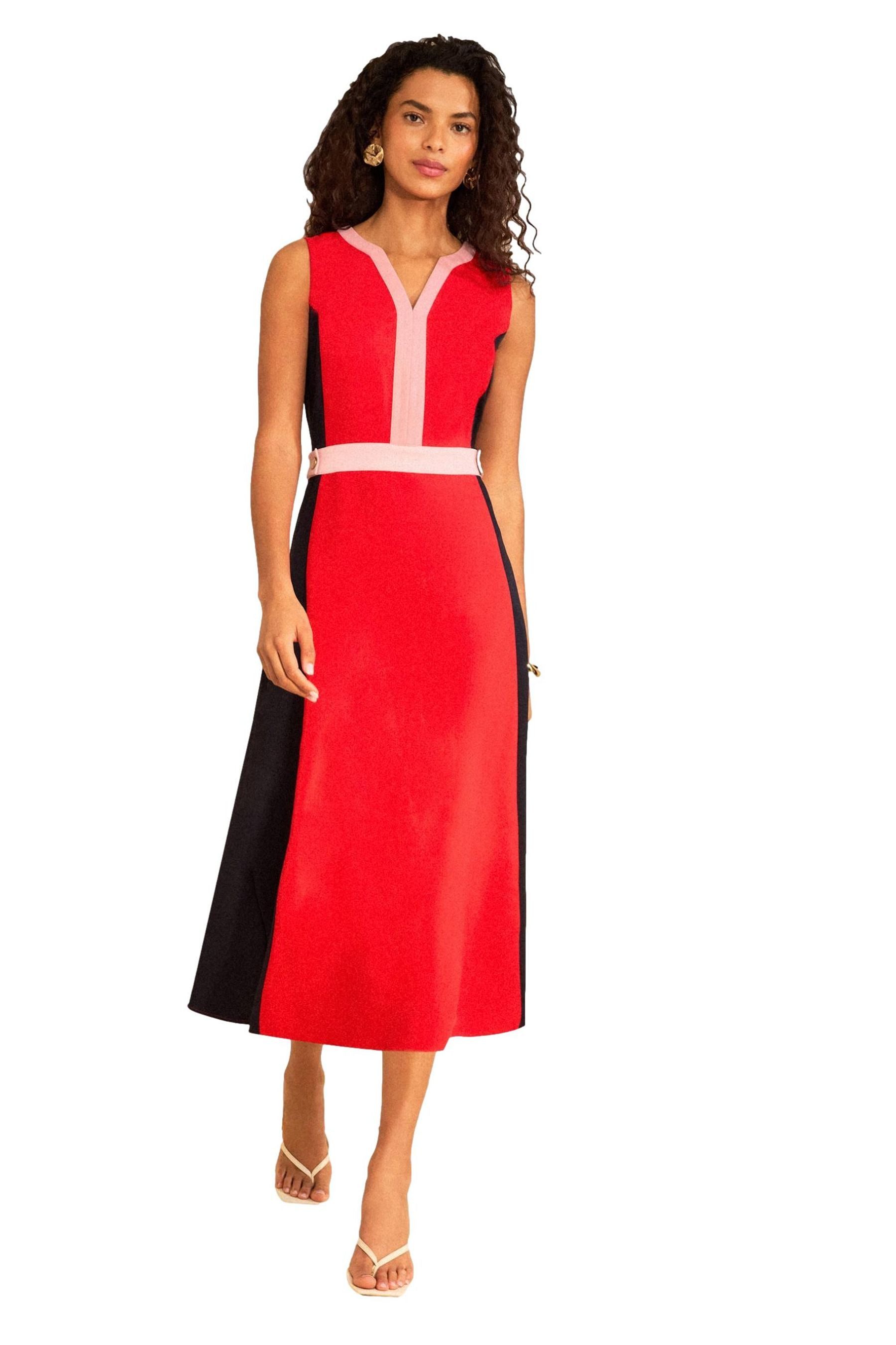 Love & Roses A-Linien-Kleid Love & Roses Fit and Flare Kleid, Regular (1-tlg)