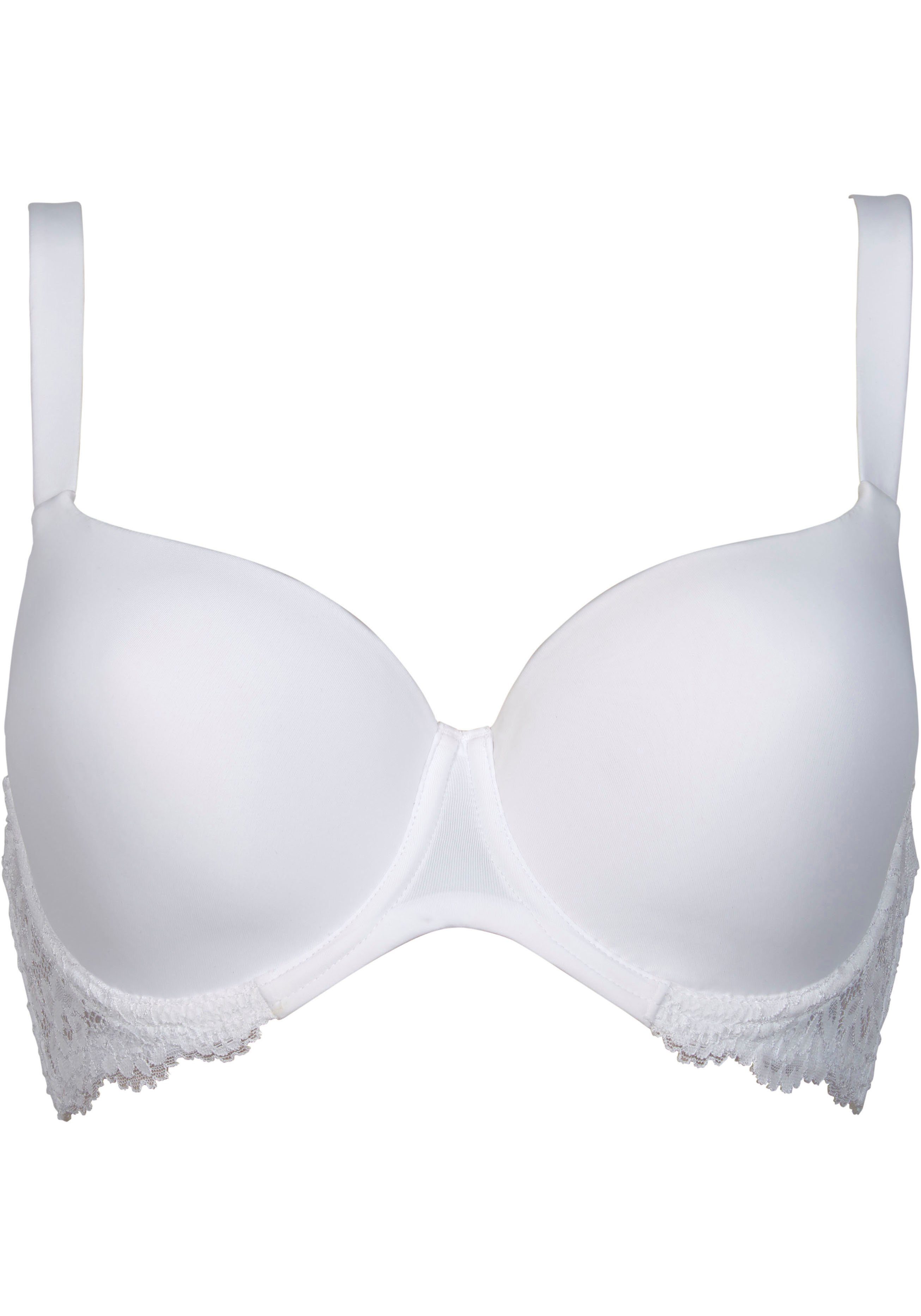 After Eden D-cup & up T-Shirt-BH LIV verstellbare Träger, mit Schale, mit Bügel, mit Spitze, feminin