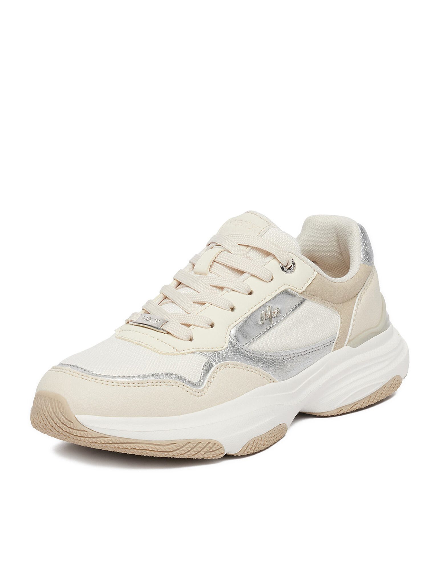 Mexx Mexx Damen-Sneakers Beige MEXX-EO-MI001011661W Beige Silber Sneaker