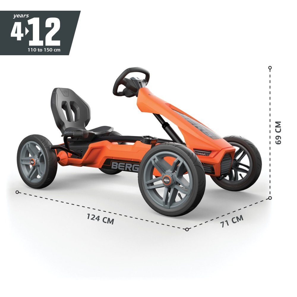 Berg Go-Kart BERG Gokart Rally 2.0 NRG Orange BFR – Bild 4 von 5