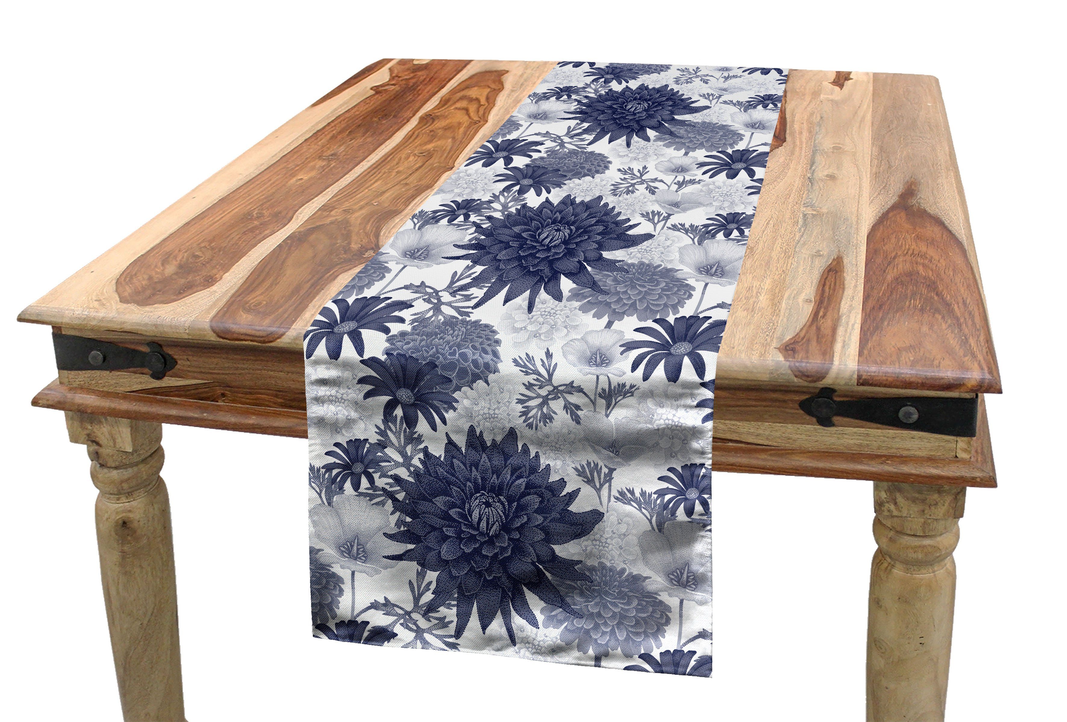 Tischläufer Küche Tischläufer, Digital Esszimmer Gepunktete Dekorativer Abakuhaus Jahrgang Rechteckiger Paint