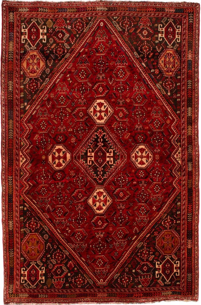 Orientteppich Ghashghai 183x274 Handgeknüpfter Orientteppich rechteckig, / Perserteppich, Nain Trading, 12 Höhe: mm