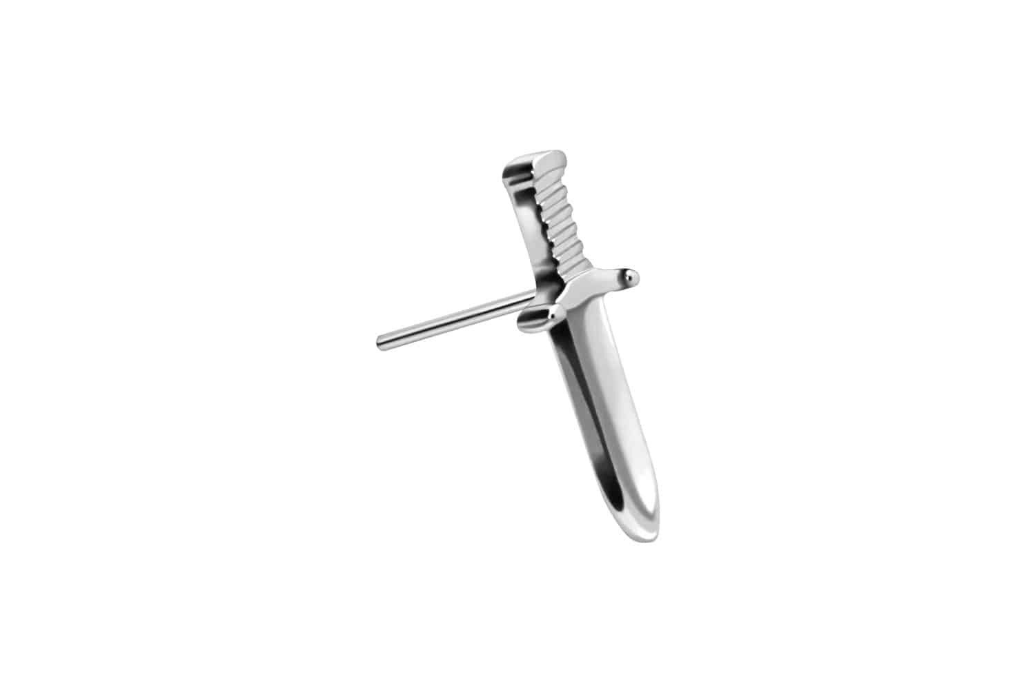 Piercing-Set Titan Aufsatz mit Push Pin SCHWERT