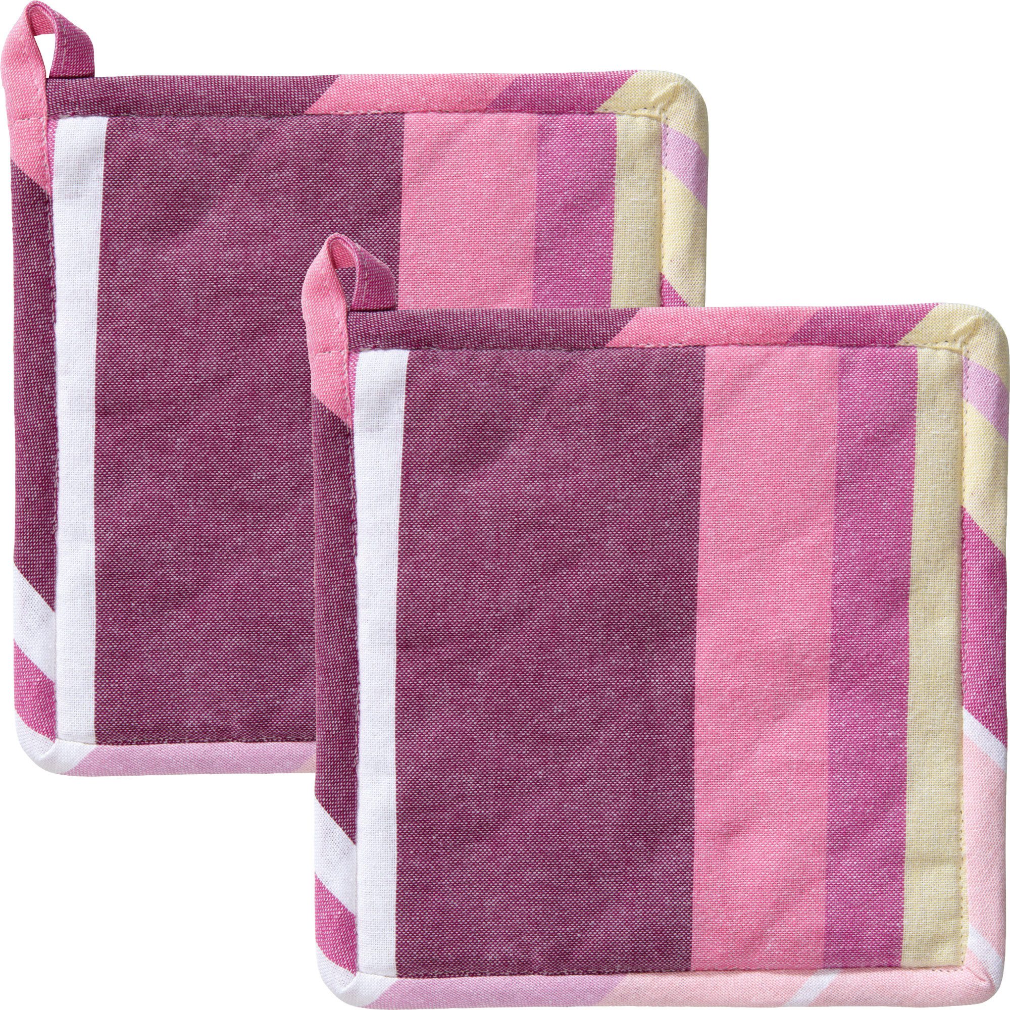 REDBEST Topflappen Topflappen 2er-Pack, Baumwolle Streifen günstig online kaufen