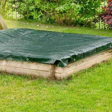 Windhager Sandkasten-Abdeckplane LARGE, 2x2 m, mit Kordel zur Befestigung