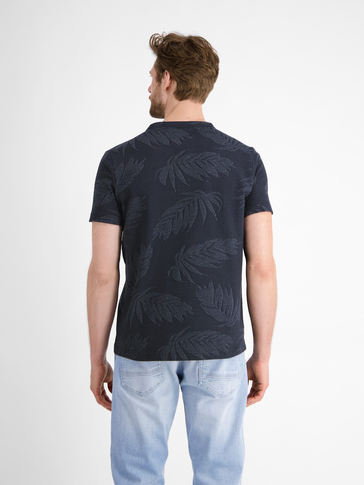 LERROS T-Shirt LERROS Jacquard T-Shirt für Herren günstig online kaufen