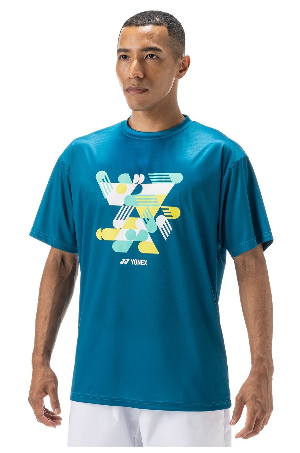 T-Shirt Graphic Practice YM0043 (100% Polyester) 2025 blaugrün Herren