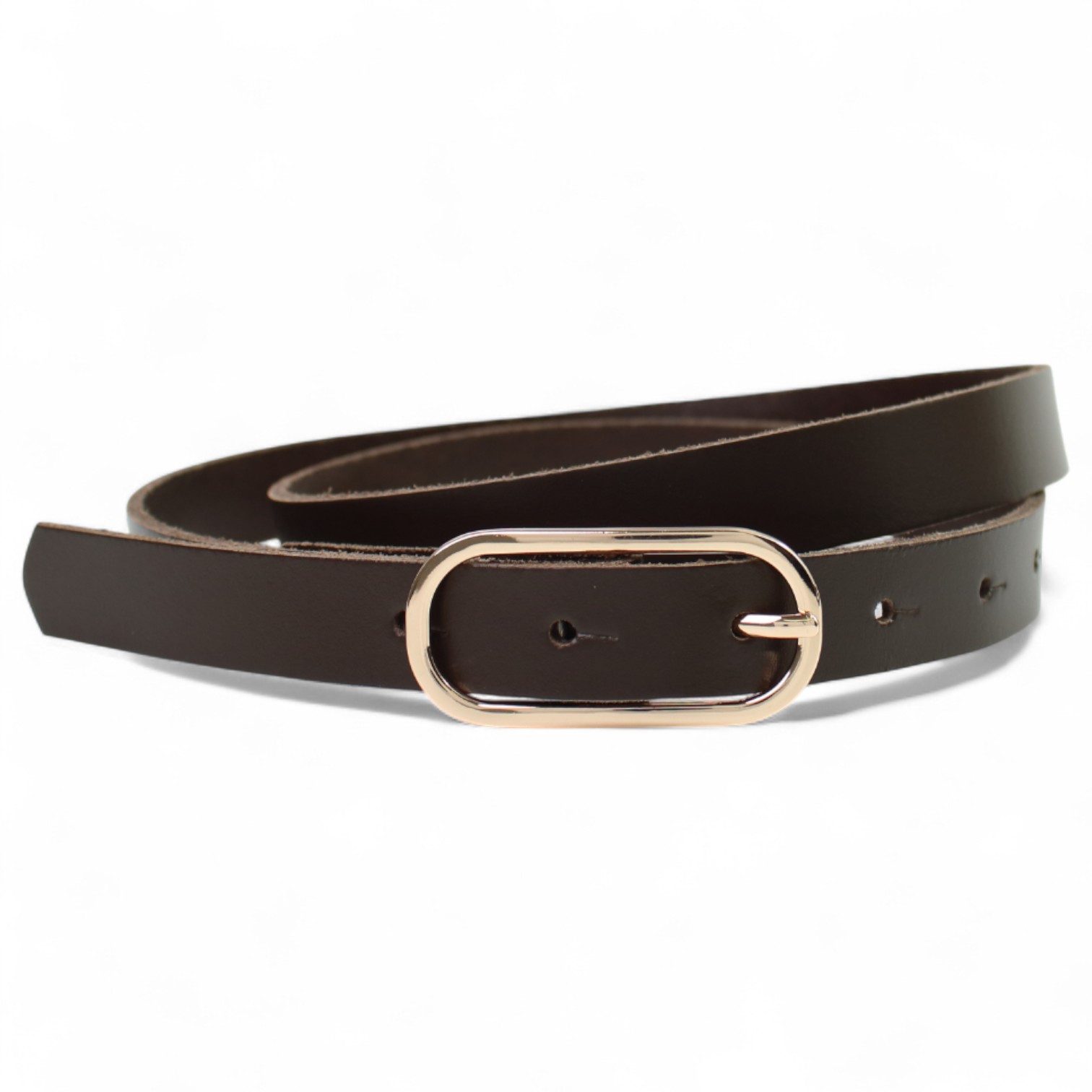 Taillengürtel Damen Rindleder schmal