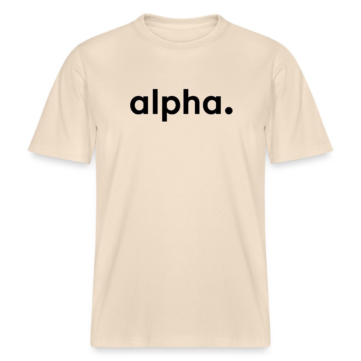 T-Shirt Stromberg Firmenschriftzug von Alpha Relaxed Fit Unisex T-Shirt